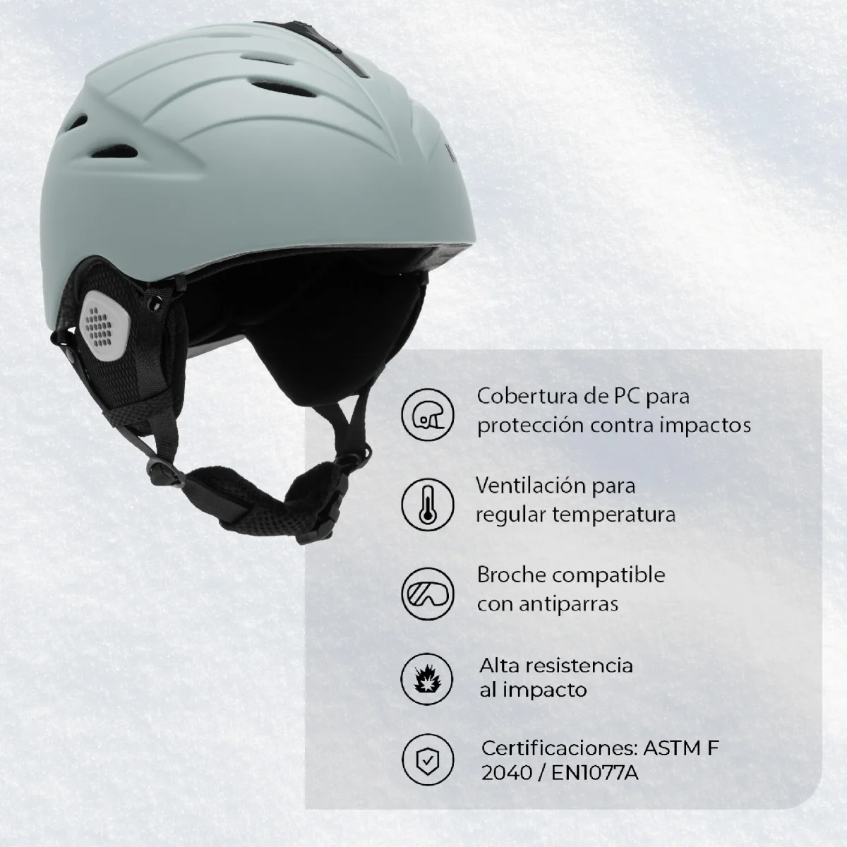 Casco de Nieve para Niños Moss - Imagen 3