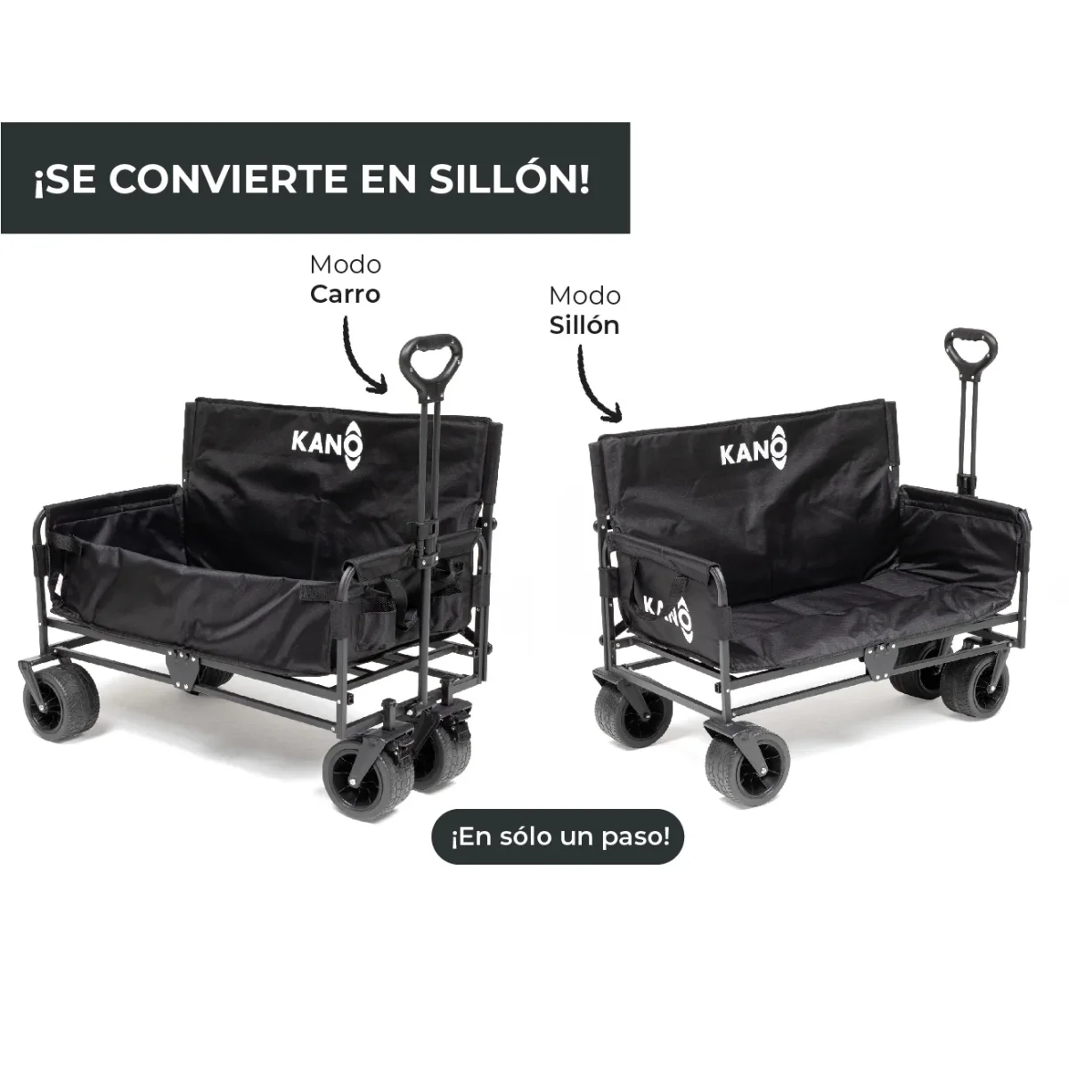 Carro de Transporte Convertible en Sillón Sherpa Seat - Imagen 4