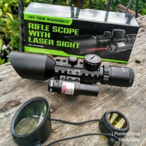 MIRA TELESCOPICA RIFLE - LASER SIGHT 3-10X42