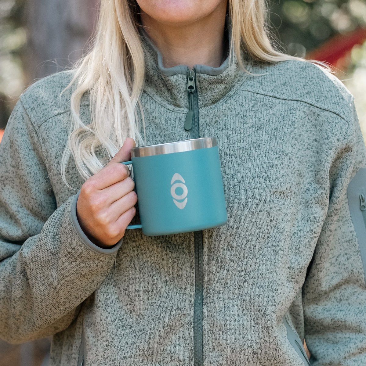 Taza Térmica 400 ml Turquesa - Imagen 3