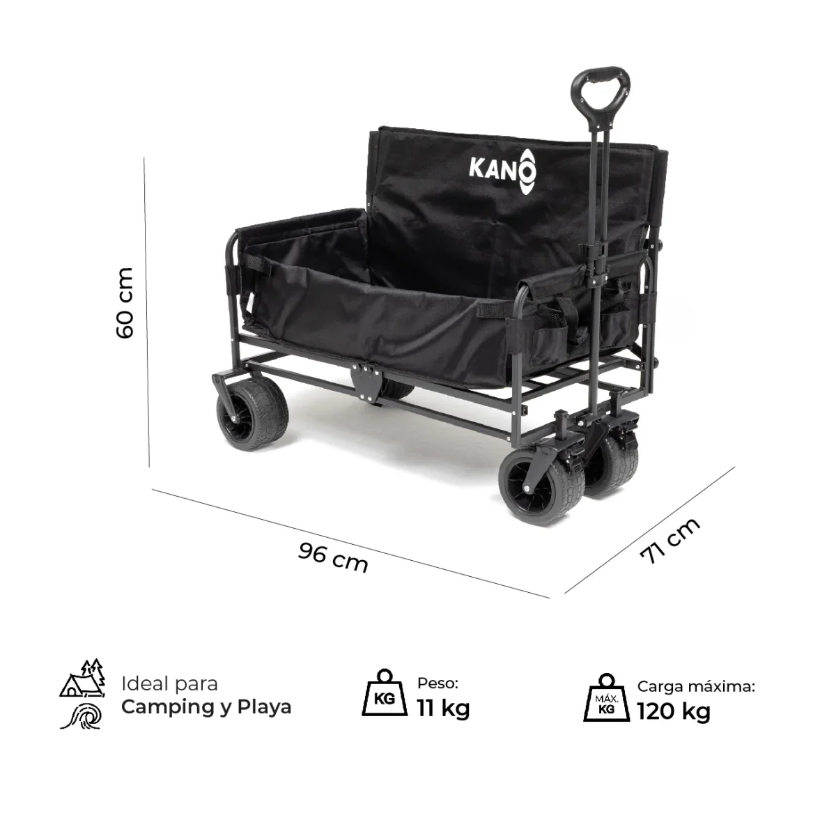 Carro de Transporte Convertible en Sillón Sherpa Seat - Imagen 5