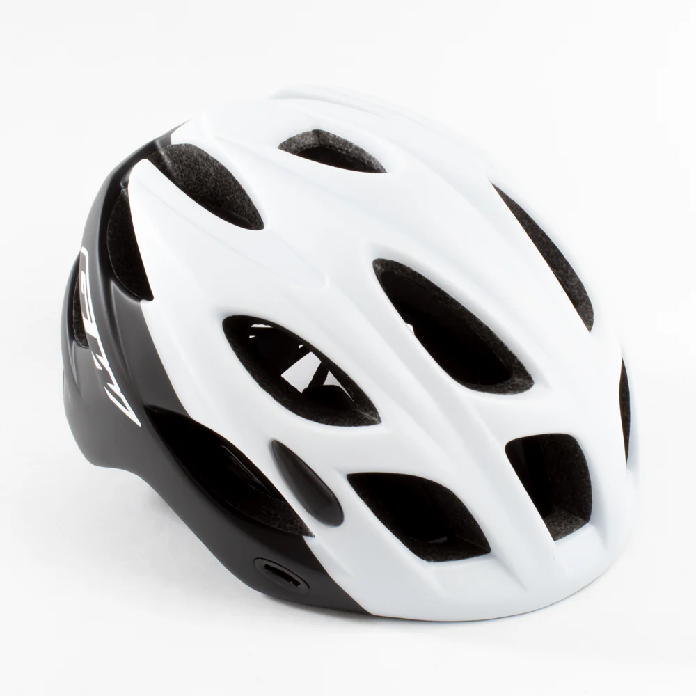 Casco Enduro MTB GW-015 Blanco Negro Mate - Imagen 3