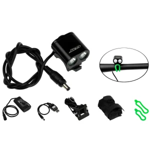 Luz Delantera Con Batería Externa Shine 016