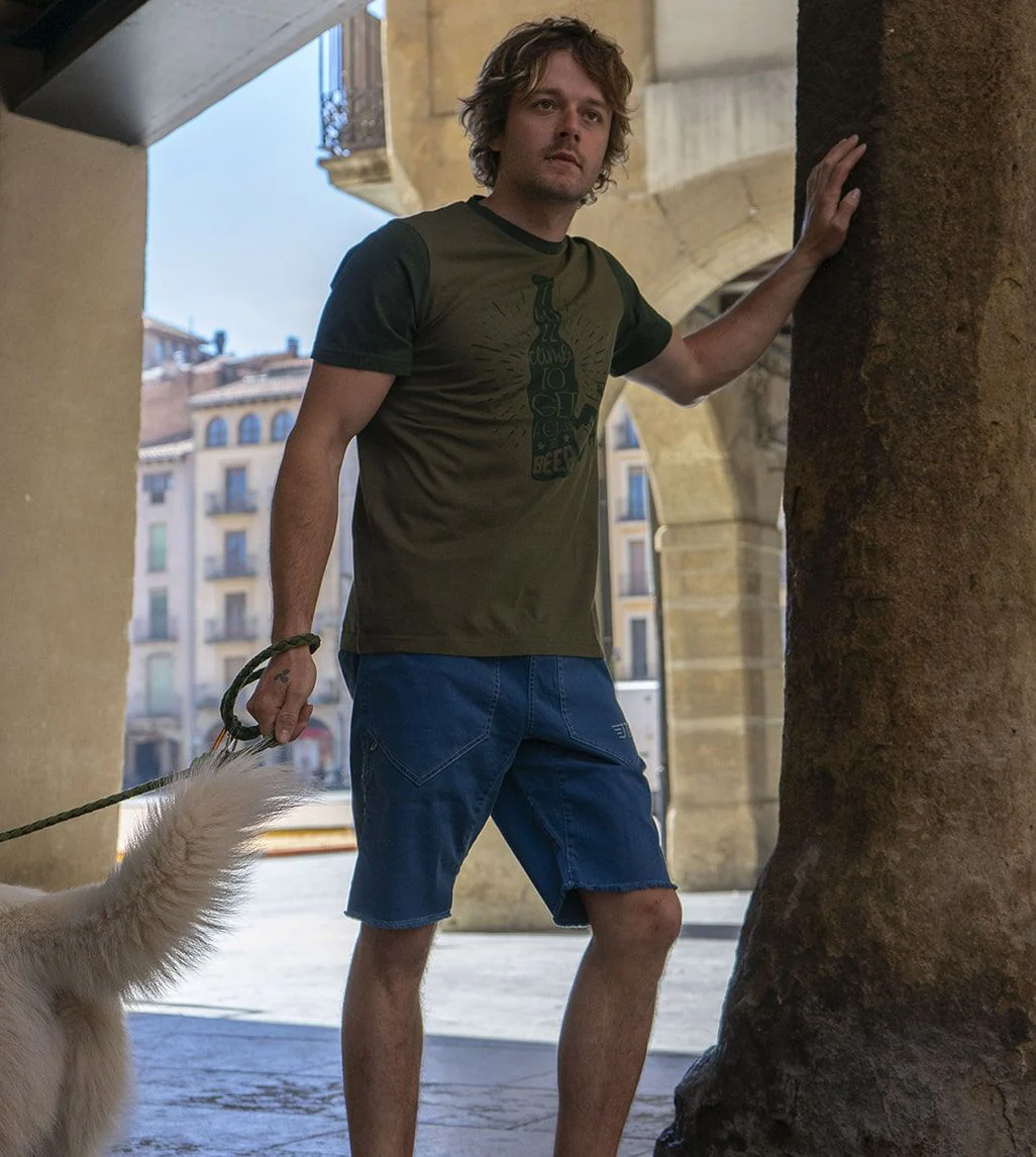 Camiseta Algodón Orgánico Climb&Beer Green - Imagen 7