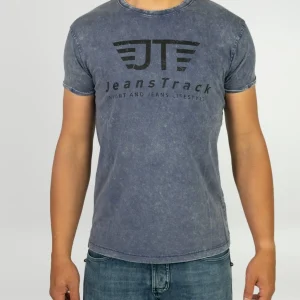 Camiseta Básica JeansTrack Snow Azul Hombre