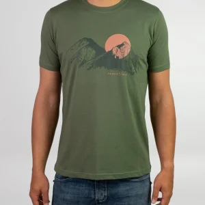 Camiseta Algodón Orgánico Sunset Khaki