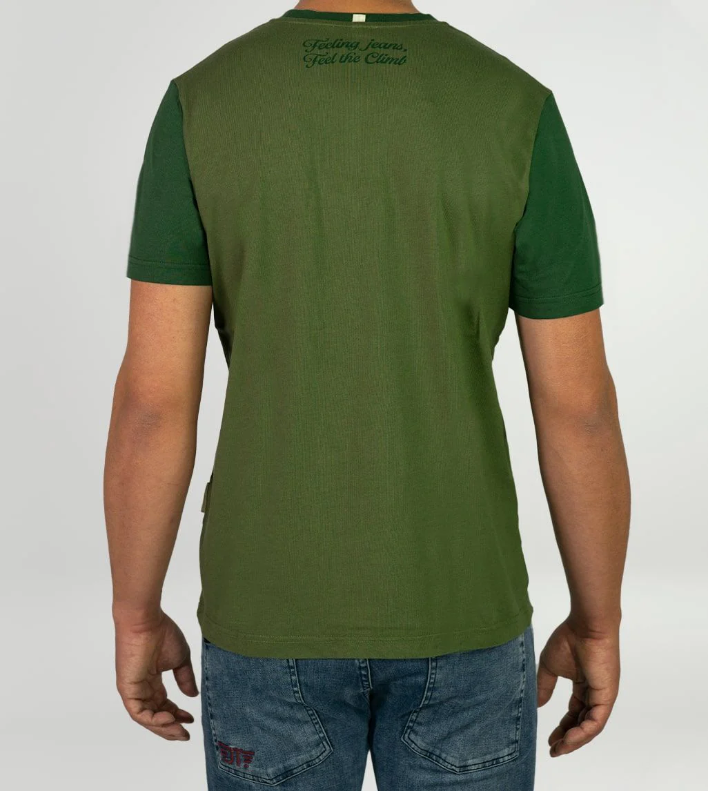 Camiseta Algodón Orgánico Climb&Beer Green - Imagen 3