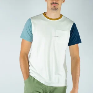 Camiseta Algodón Orgánico Mountains Creme