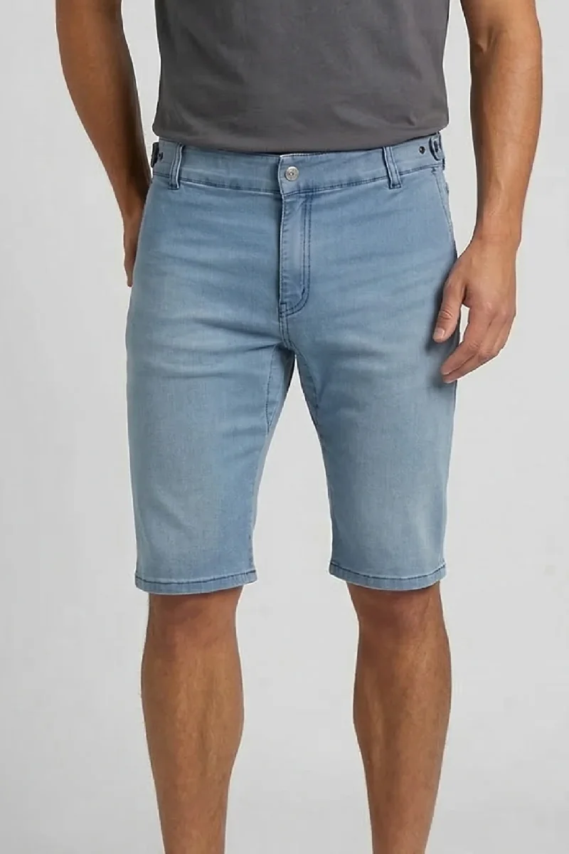 Pantalón Ciclismo Urbano Amsterdam Short Jeans Ble - Imagen 4