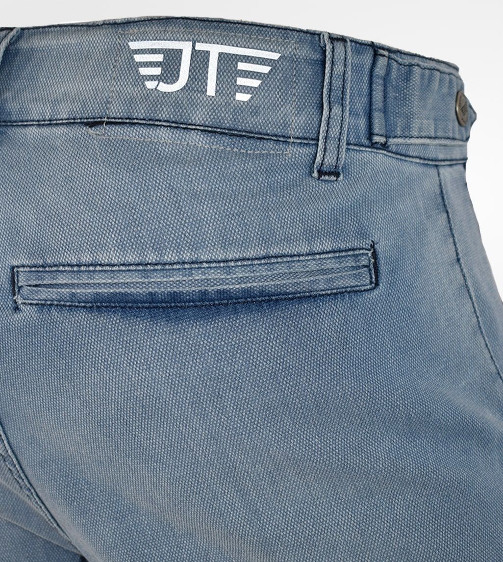 Pantalón Ciclismo Urbano Amsterdam Short Jeans Ble - Imagen 6