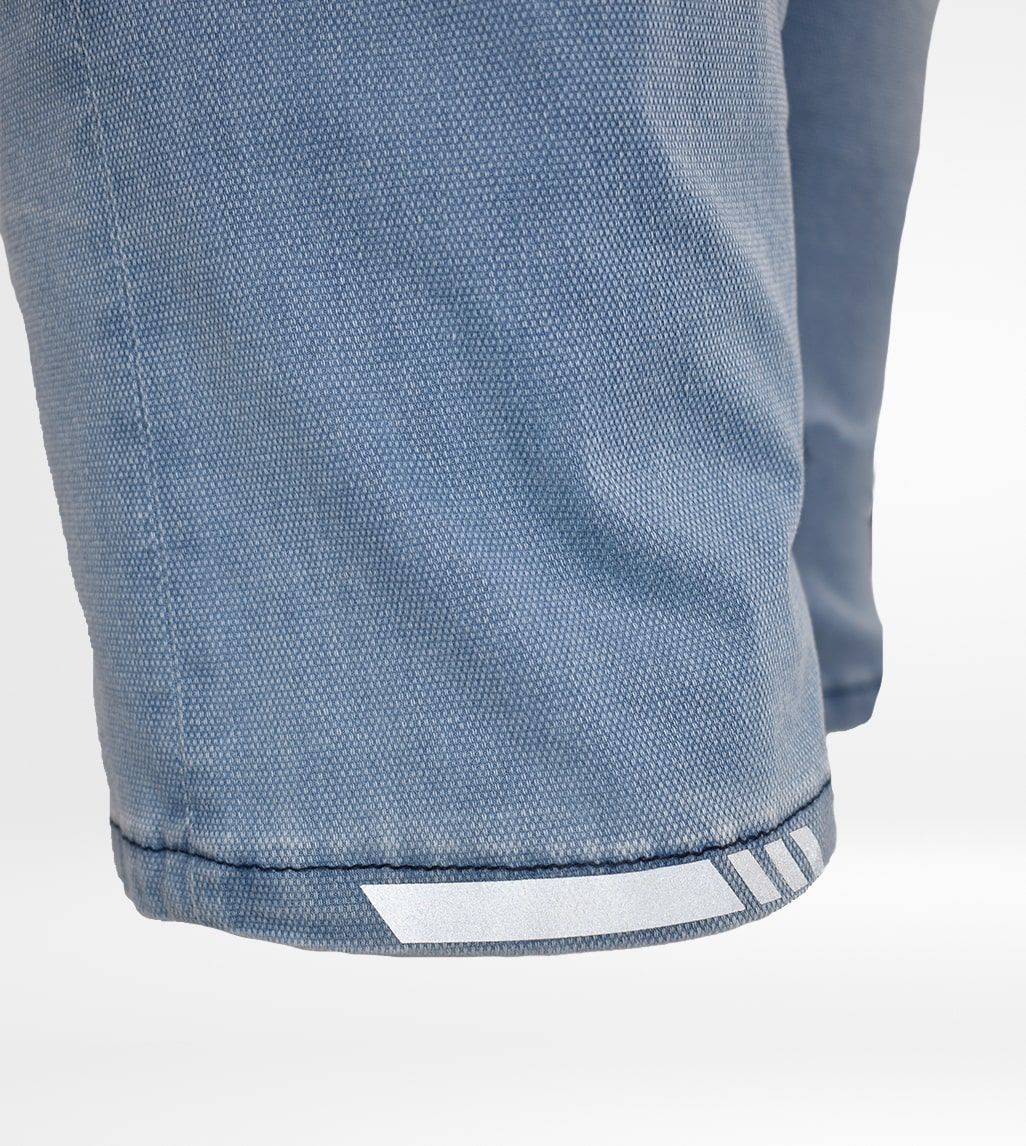 Pantalón Ciclismo Urbano Amsterdam Short Jeans Ble - Imagen 7