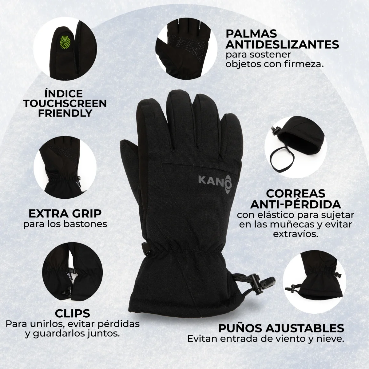Guantes de Nieve Ice Grip - Imagen 6