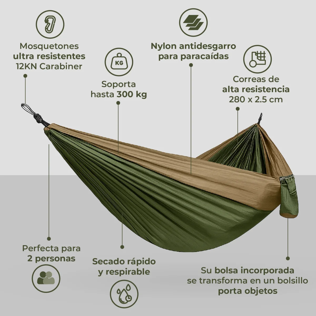 Hamaca Doble Fray Jorge - Imagen 4