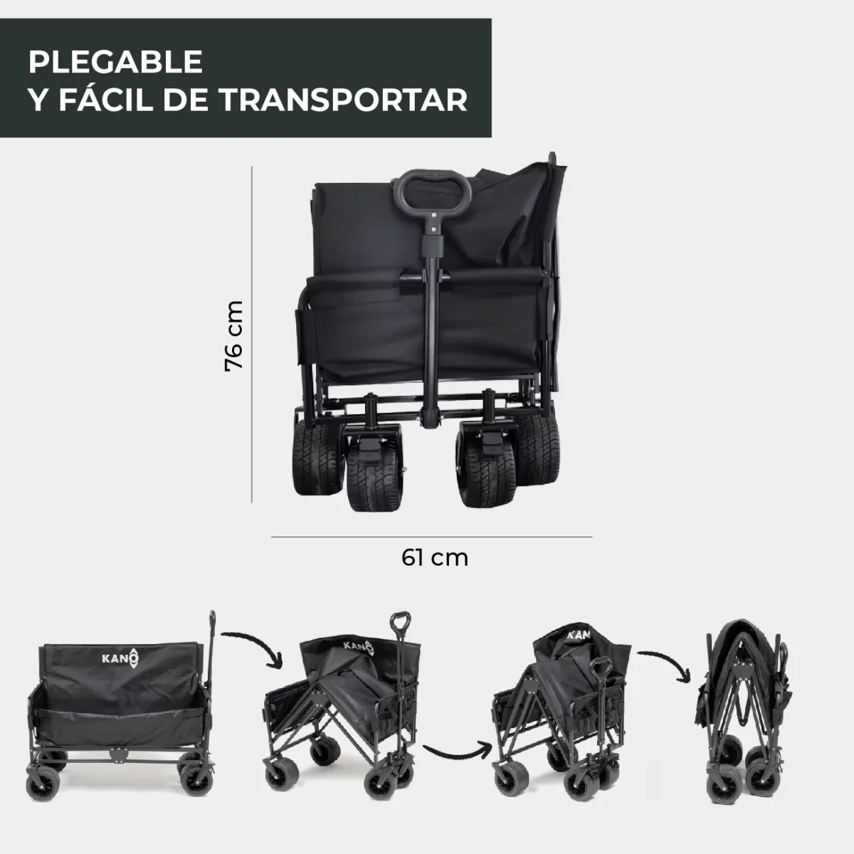 Carro de Transporte Convertible en Sillón Sherpa Seat - Imagen 7