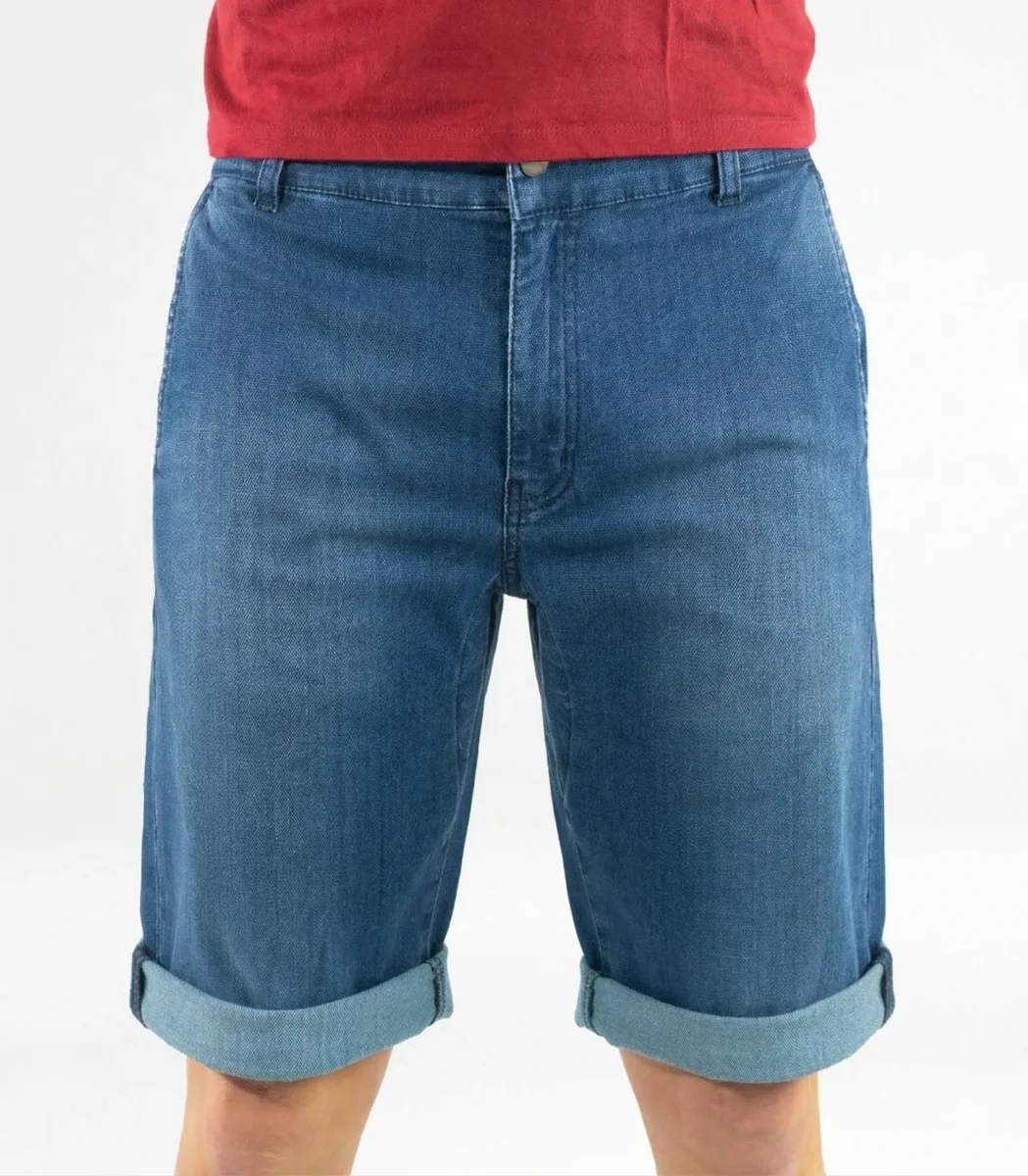 Pantalón Ciclismo Urbano Utrecht Short Jeans Stone Hombre - Imagen 7