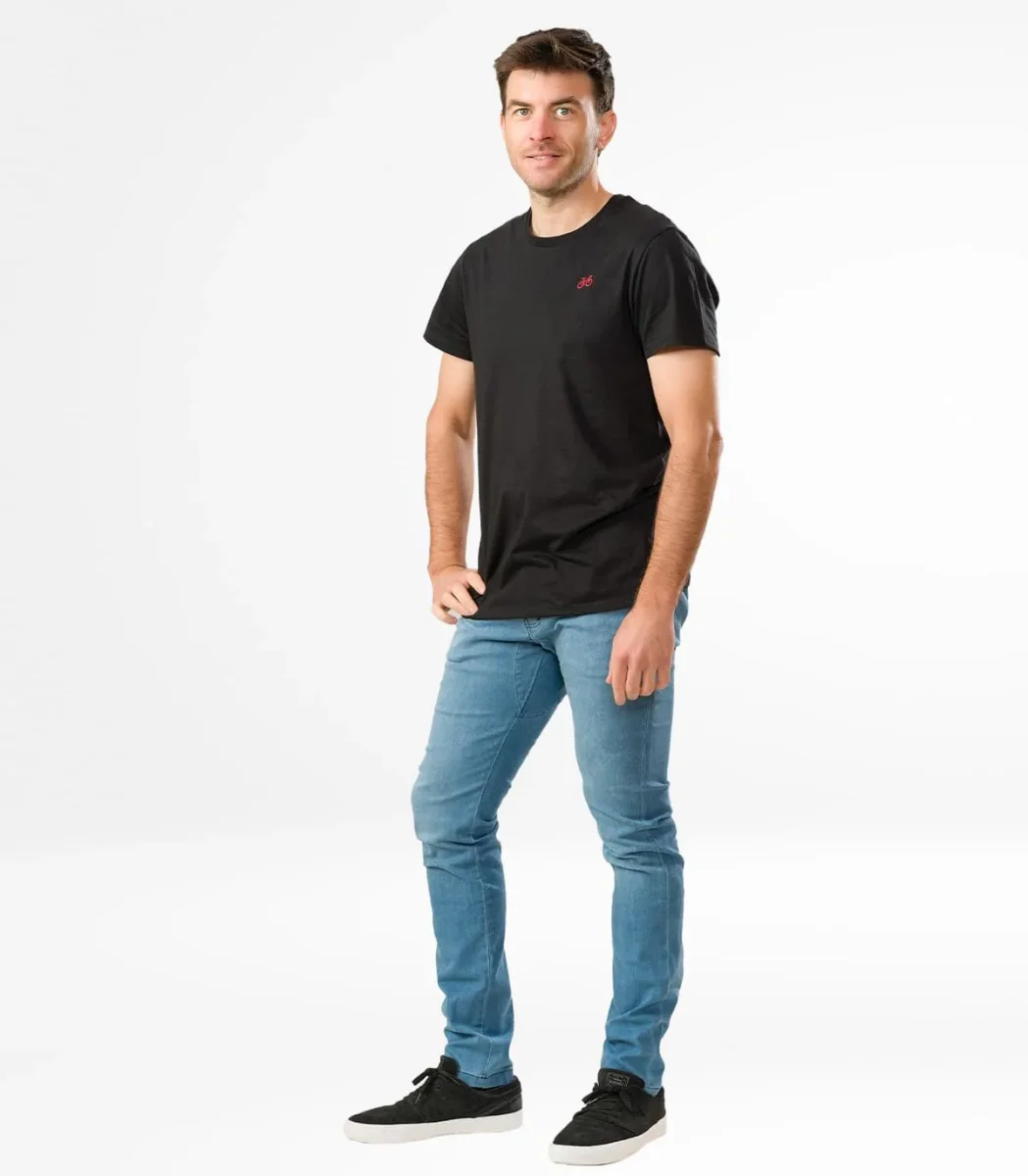 Pantalón Ciclismo Urbano Amsterdam Jeans Bleach WR Hombre - Imagen 5