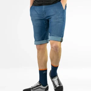 Pantalón Ciclismo Urbano Utrecht Short Jeans Stone Hombre