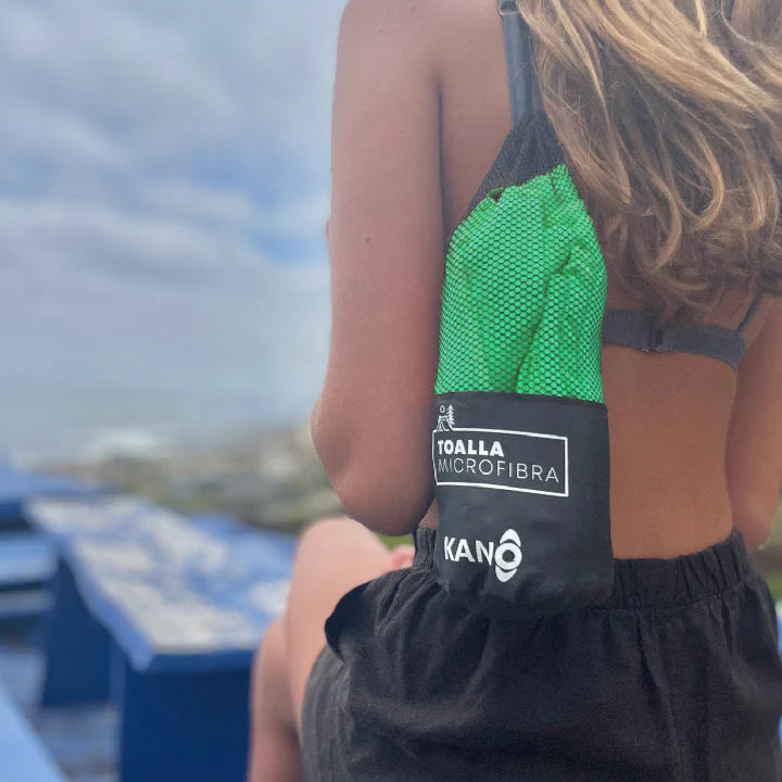 Toalla de Microfibra Verde Secado Rápido - Imagen 6