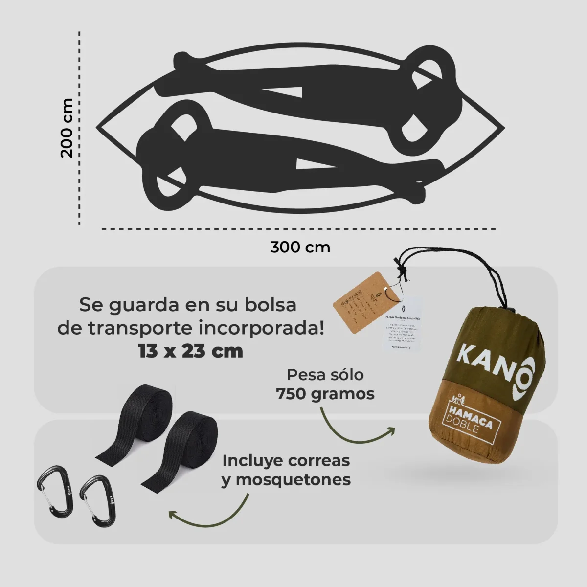 Hamaca Doble Fray Jorge - Imagen 5