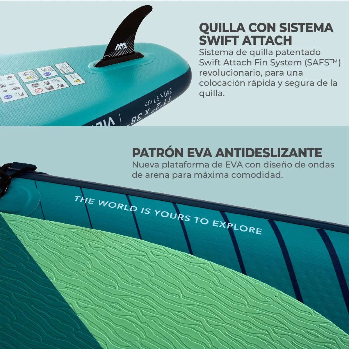 Stand Up Paddle SUP con Ventana SUPER TRIP VIEW - Imagen 6