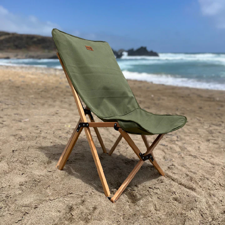 Silla Plegable Para Camping Natural Verde - Imagen 7