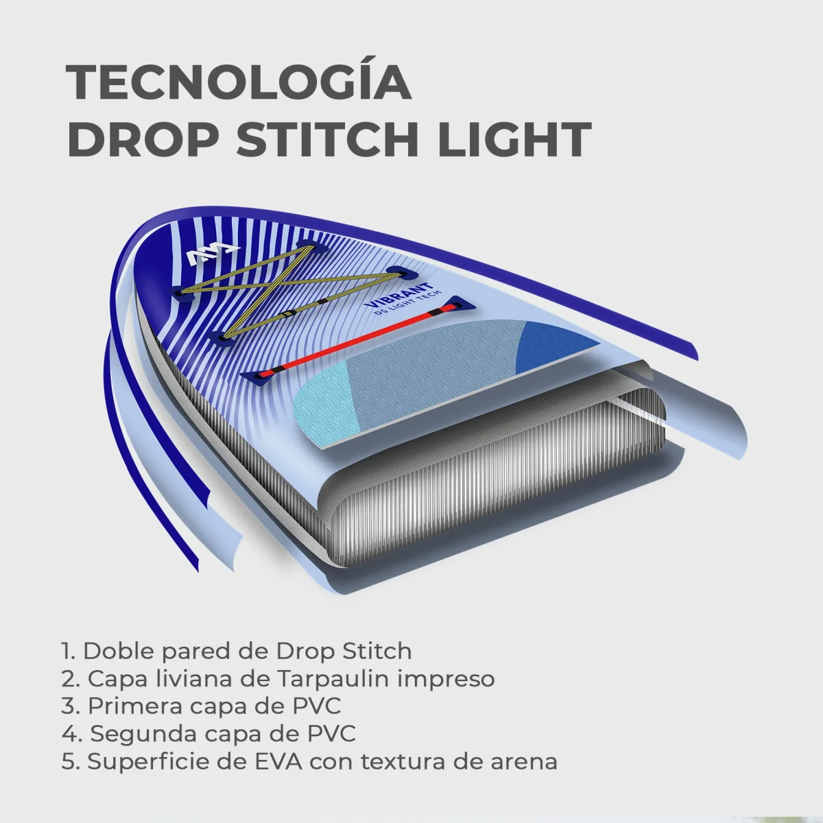 Stand Up Paddle SUP Vibrant 8’0” 2.0 - Imagen 7