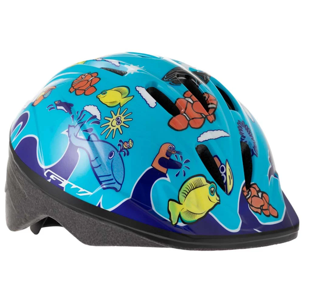 Casco Infantil N1 Azul Animal Océano - Imagen 2