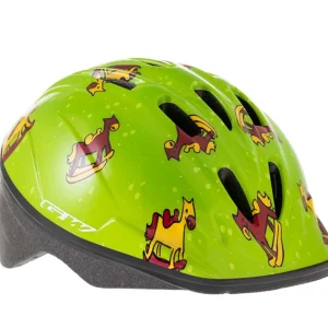 Casco Infantil N1 Verde Caballo