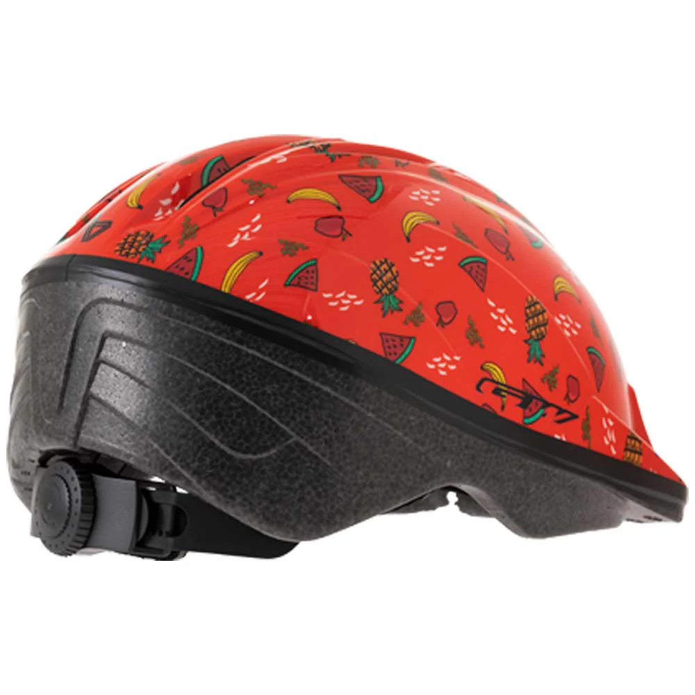 Casco Infantil N1 Rojo Frutas - Imagen 4