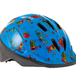 Casco Infantil N1 Azul Cohete
