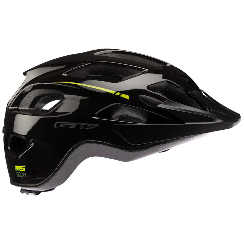 Casco M5 Negro/ Amarillo