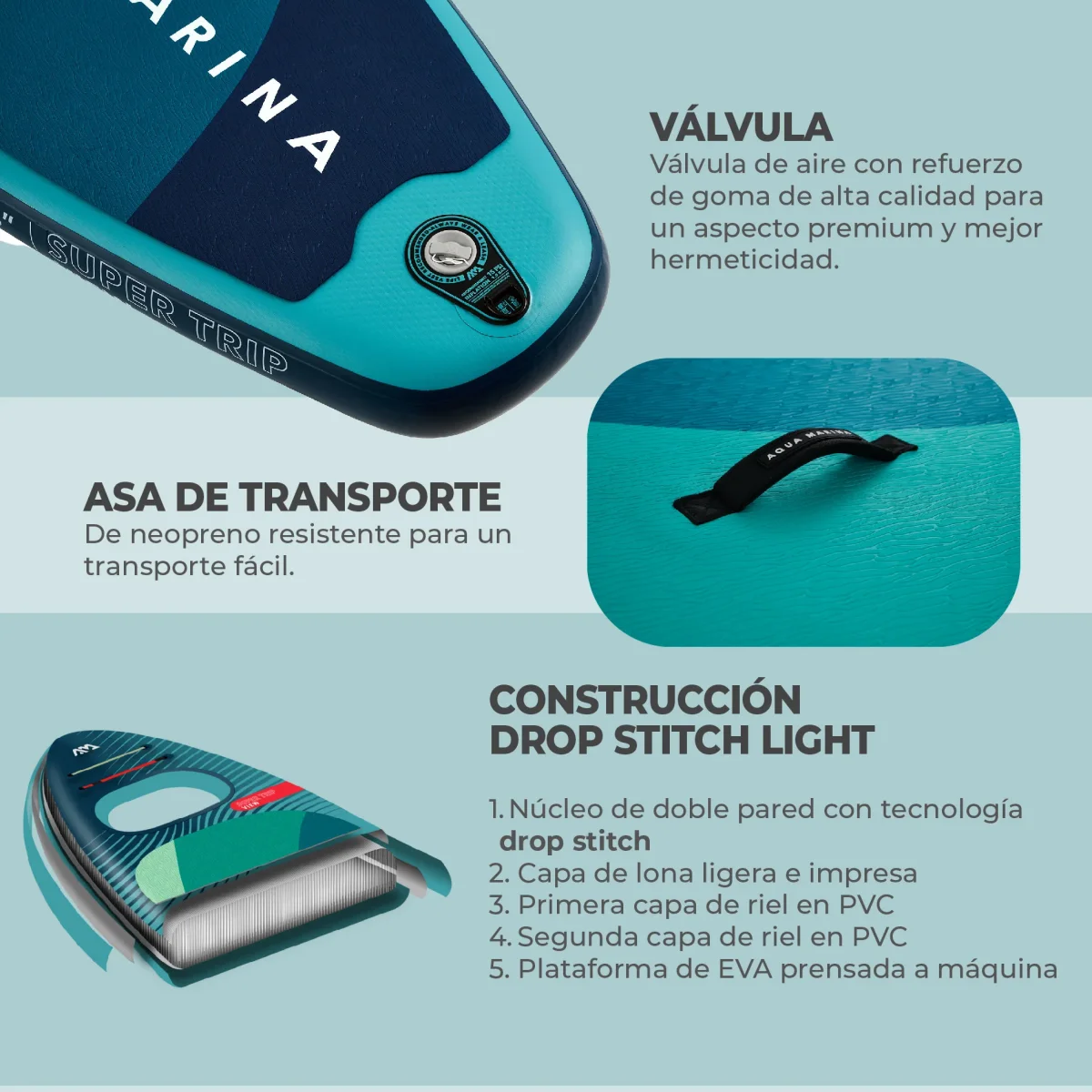 Stand Up Paddle SUP con Ventana SUPER TRIP VIEW - Imagen 7