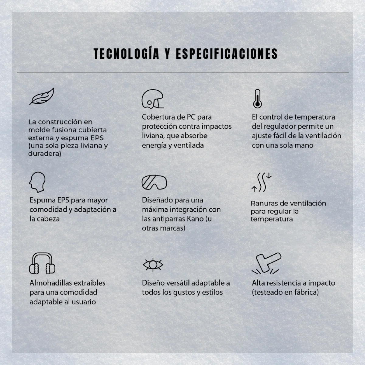 Casco de Nieve para Niños Moss - Imagen 8