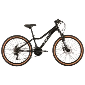 Bicicleta MTB 24 Monkey 3*7 Vel D/B Mecánico Negro