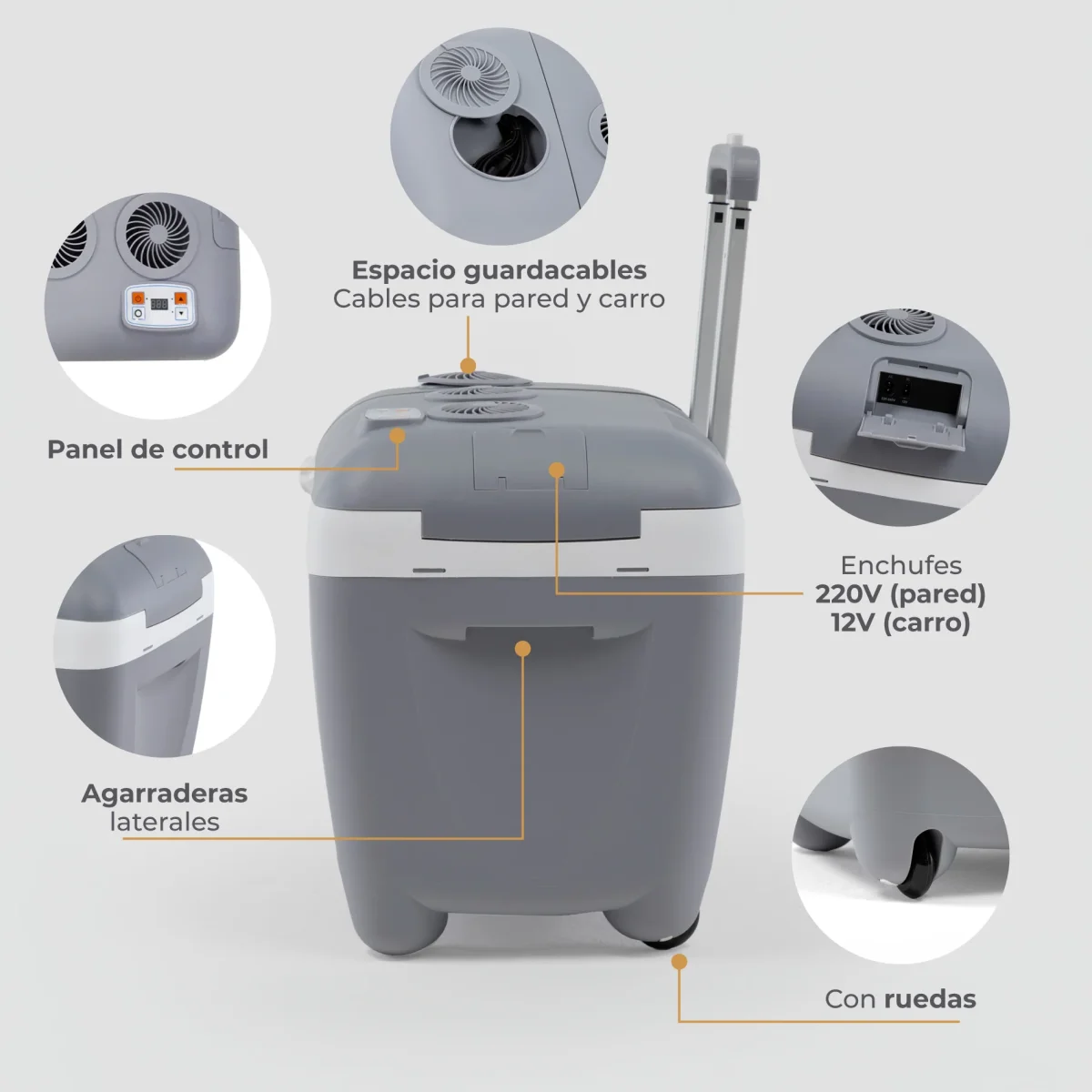 Cooler Eléctrico con Ruedas Steffen - Imagen 8