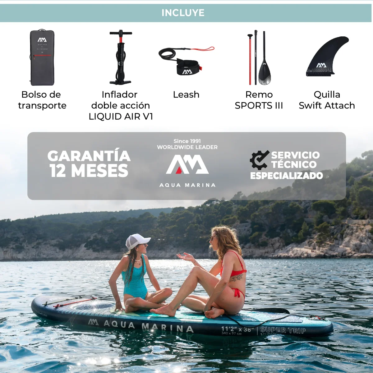 Stand Up Paddle SUP con Ventana SUPER TRIP VIEW - Imagen 8