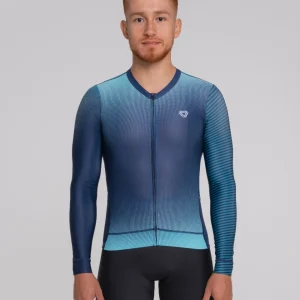 Camiseta Alta Visibilidad Manga Larga Azul