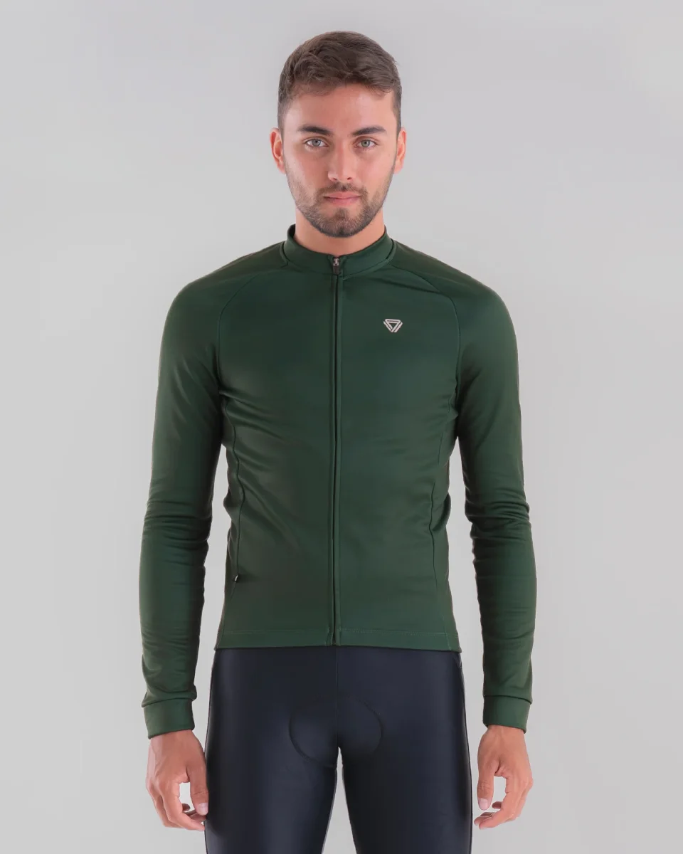 Camiseta Manga Larga Halley Térmica Verde Militar