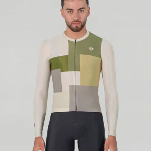 Camiseta Manga Larga Bauhaus Verde Oliva