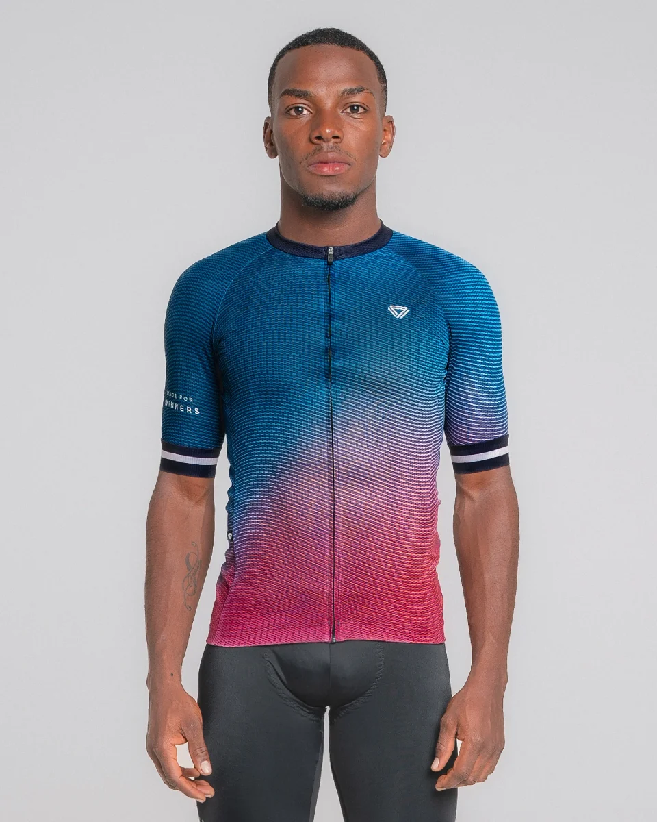 Camisa manga corta Snap Azul