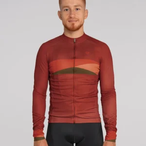 Camiseta Manga Larga Crosswalk Granate