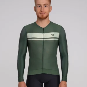 Camiseta Manga Larga Basic Verde Oliva