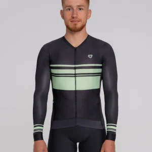 Camiseta Manga Larga Basic Negro Menta