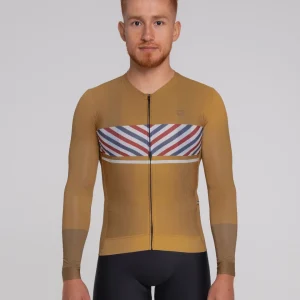 Camiseta Manga Larga Liberte Elegance Mostaza