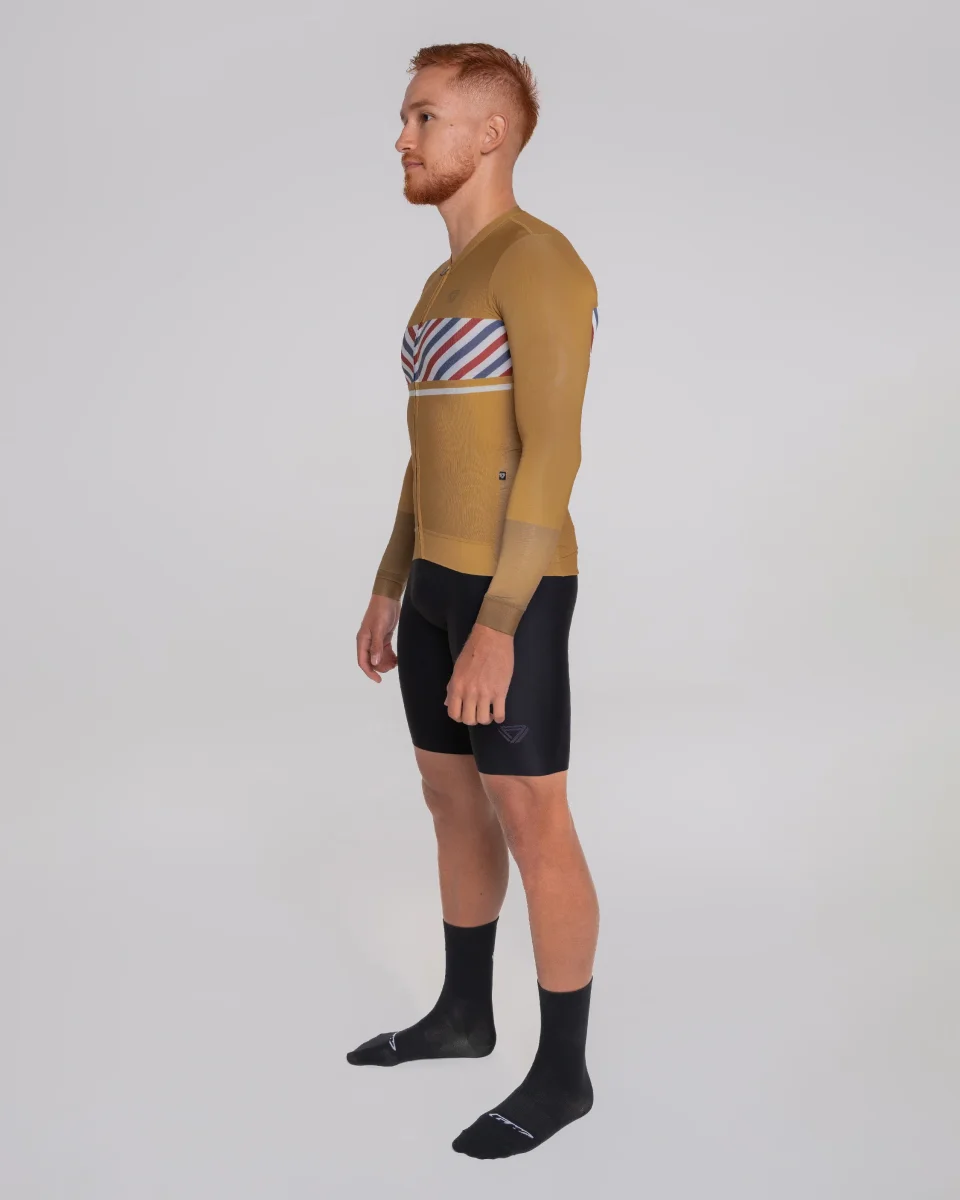 Camiseta Manga Larga Liberte Elegance Mostaza - Imagen 3