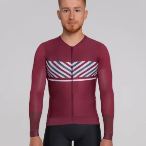 Camiseta Manga Larga Liberte Elegance Vinotinto