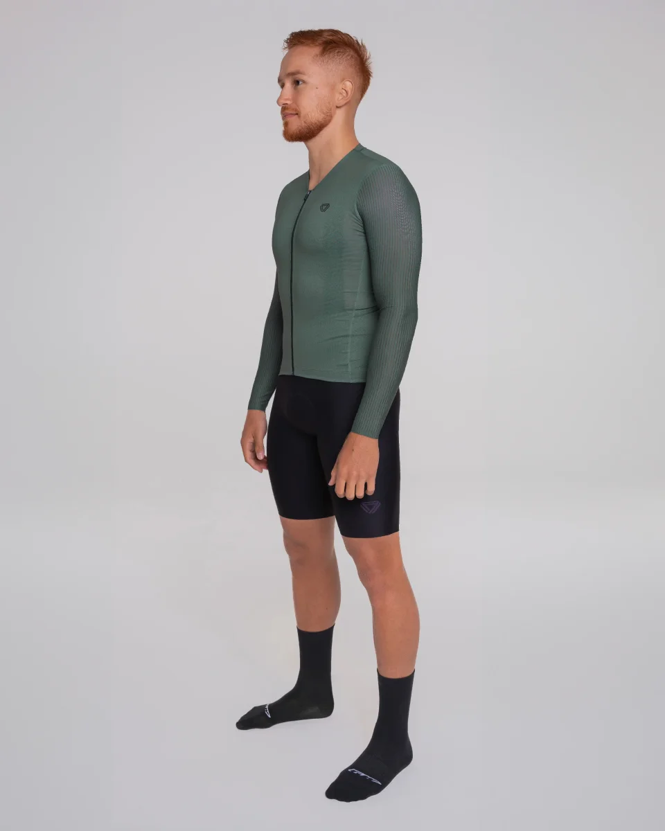 Camiseta Manga Larga Dig Basic Gris verde - Imagen 3