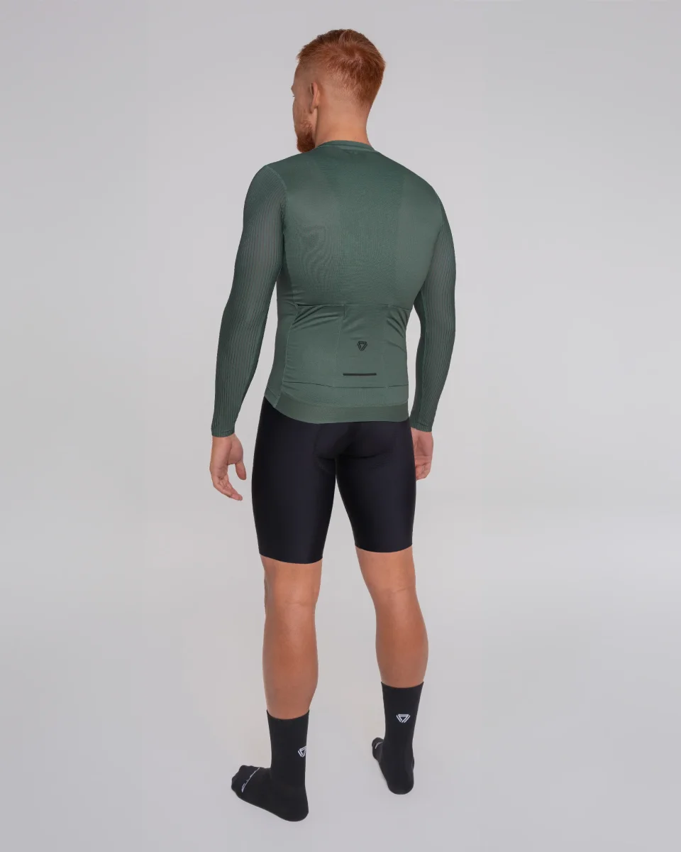 Camiseta Manga Larga Dig Basic Gris verde - Imagen 4