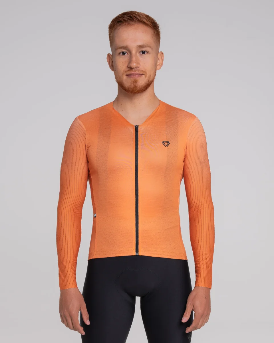 Camiseta Manga Larga Dig Basic Naranja