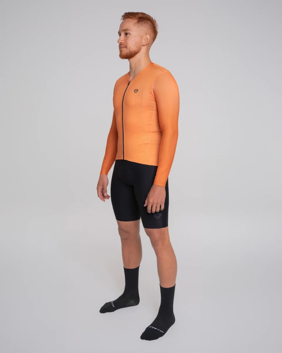 Camiseta Manga Larga Dig Basic Naranja - Imagen 3